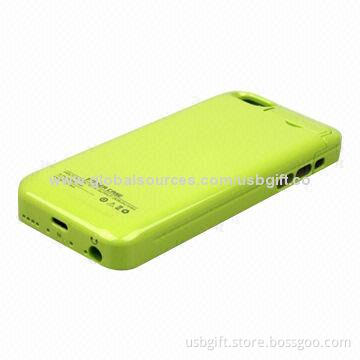 Power Case for iPhone 5 and 5S, 2,200mAh Capacity, 5V Output Voltage